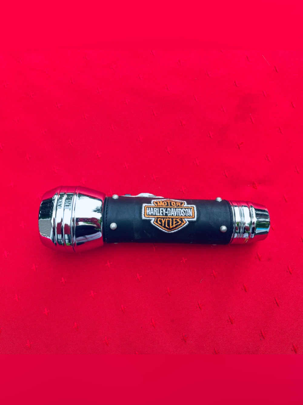 Harley-Davidson Black Leather Flashlight